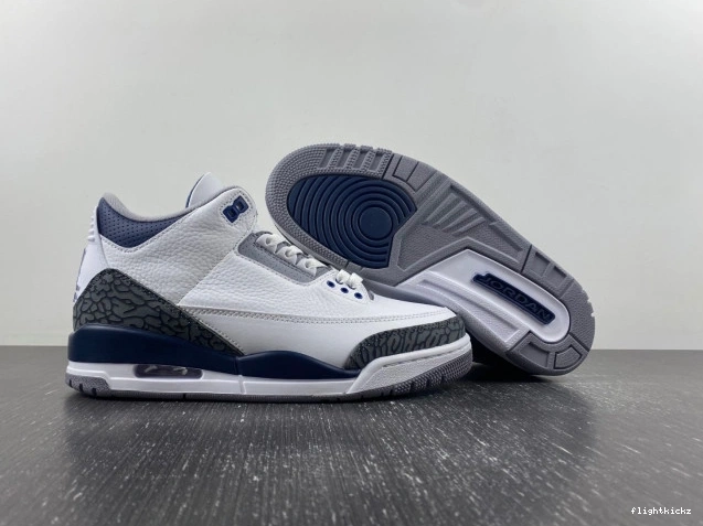 Midnight Air Jordan CT8532-140 3 Navy 1206